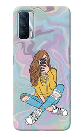 Selfie Girl Realme X7 Back Cover